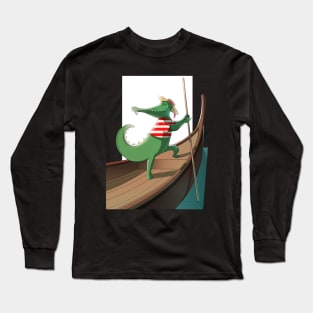 There are no crocodiles in Italy! Long Sleeve T-Shirt